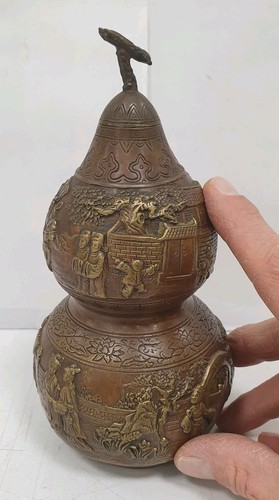 Gourde double bronze - gourde,