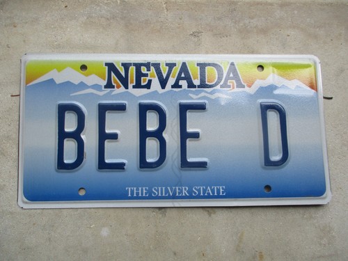 Nevada vanity license - , #