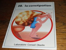 escargot la constipation fiche santé laboratoire oberlin cuvette de WC publicité