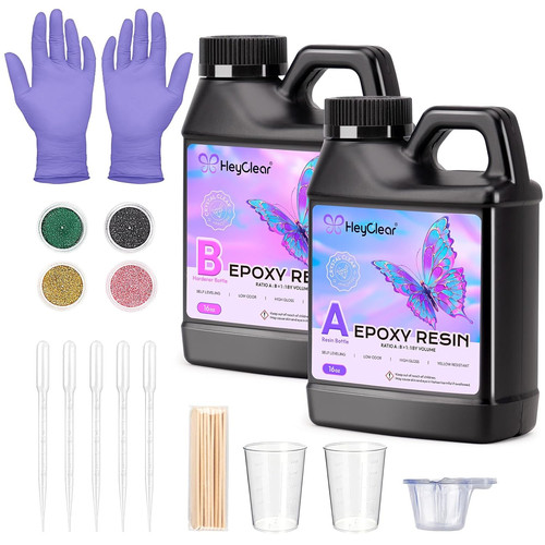 Epoxy resin kit crystal - kit, oz