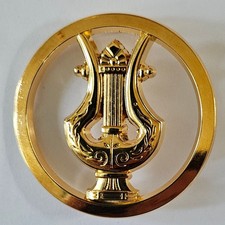 Insigne de béret  doré  Musique