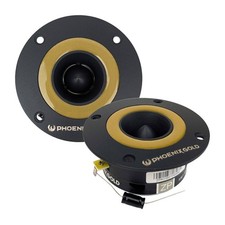 PHOENIX GOLD ZPRO36 9.7cm Pro Audio Bullet Tweeter Paire Noir 4 Ohms 75 W RMS