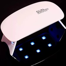 6W Nail Gel Polish UV LED LAMP Travel Portable Manicure Dryer 6 LED☆ H0X6