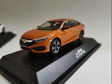 1/43 Honda CIVIC 10 generations 10th 2018 Diecast Metal Car Model Gifts Orange
