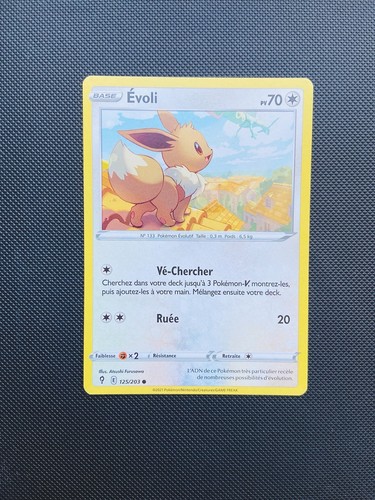 Carte pokémon evoli 125 - pokémon, 125/203
