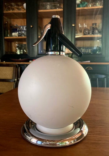 Siphon blanc verre - blanc,