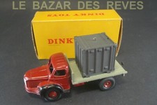 DINKY TOYS FRANCE.  BERLIET CONTAINER.    Ref:  34 B. + Boite.