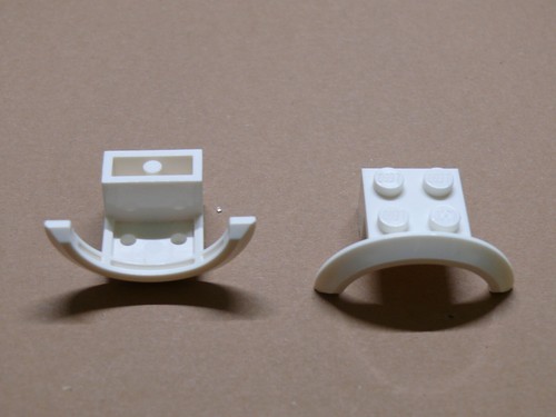 Lego white vehicle - white,