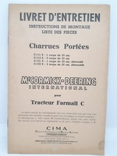 Livret entretien charrues - livret,