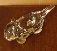 VIDE POCHE CENDRIER COUPE CRISTAL ART VANNES FRANCE LIONCEAU