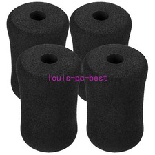 4Pcs Sponge Cover Round Foam Roller Bike Fitness Equipment