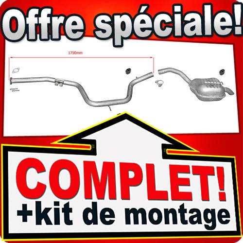 échappement pour ford galaxy - pour,
