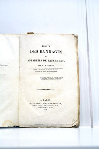 Livre ancien gerdy traite des - livre,
