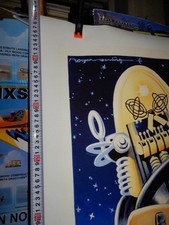 Affiche murale géante Robby le robot vintage rétro science-fiction art print ...