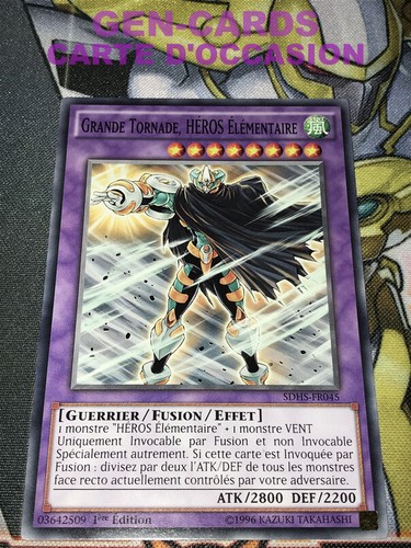 Carte grande tornade - carte,