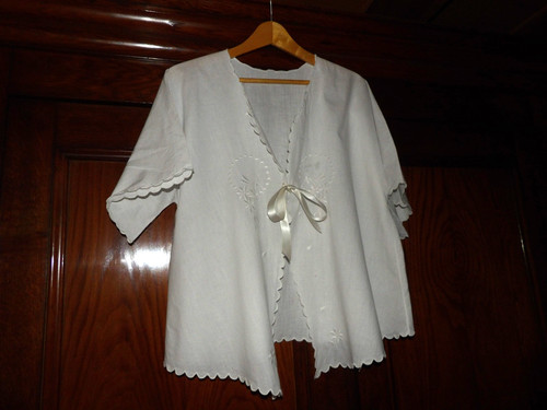 Ancienne liseuse brodée - liseuse,