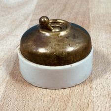 Ancien interrupteur porcelaine