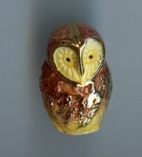 FEVE - FEVES "LES CHOUETTES 2008  BRILLANTES ET DORÉES" - JOLIE CHOUETTE