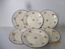 6 anciennes assiettes plates