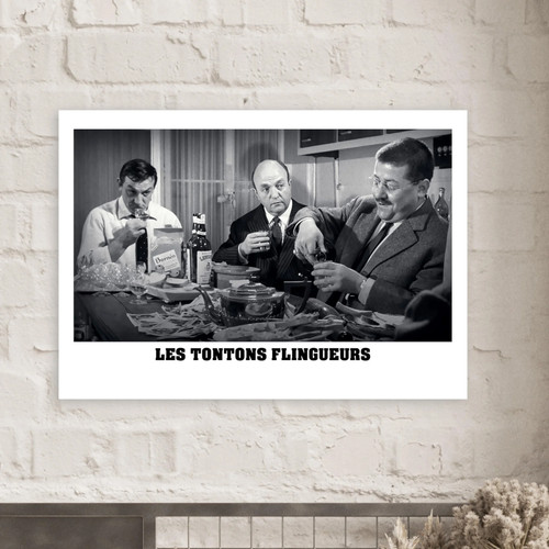 Vintage poster les - poster, tontons