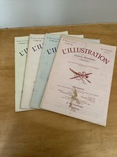 Lot De 4 Anciens Numéros Du Journal L’Illustration Août Et septembre 1919