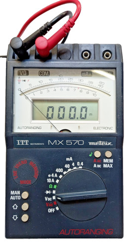 Metrix 570 multimetre - metrix, mx