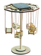 Kit manège solaire en bois