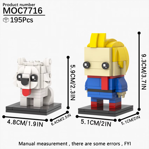 Brickheadz tintin costume - tintin, (costume