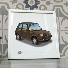 Poster Super 5 Baccara brun