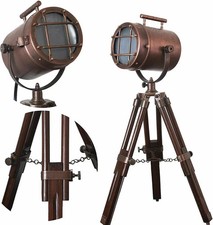 Ancien projecteur laiton