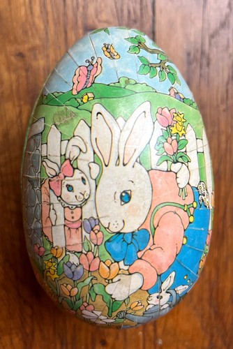 Oeuf pâques ancien carton - de,