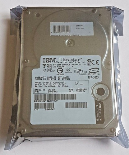 Disque dur ibm ultrastar - 36, go