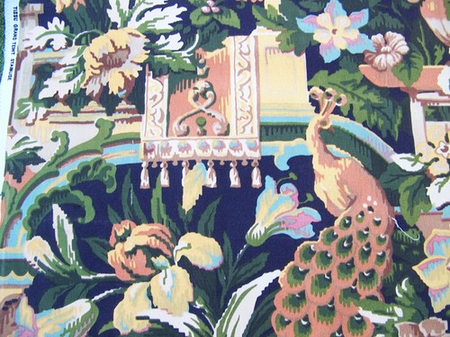 Ancien coupon tissu etoffes - ancien,