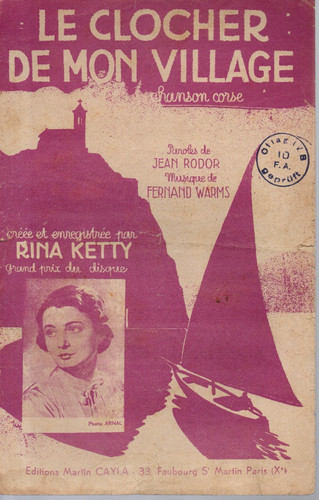Partition chant 1940 le - chant,