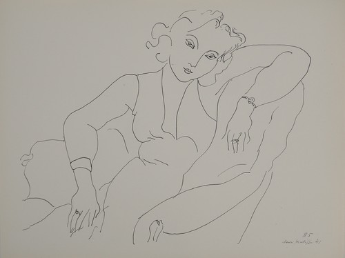 Henri matisse jeune fille - jeune,