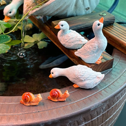 Miniatures résine oiseaux - , et