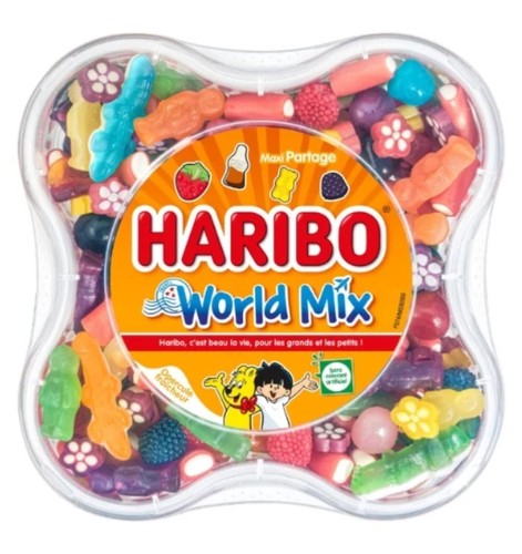 Boîte haribo world mix - boîte,