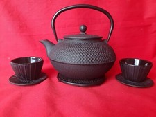 Théière japonaise + 2 tasses