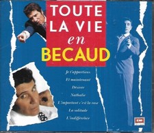 COFFRET 2 CD 41 TITRES GILBERT BECAUD TOUTE LA VIE EN BECAUD BEST OF 1990