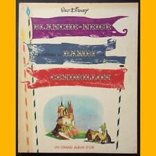 BLANCHE-NEIGE Les Enfants de Bambi CENDRILLON Un Grand Album d'Or 1962