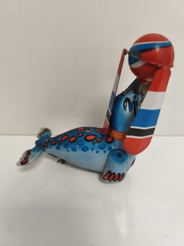 Jouet mécanique phoque cirque