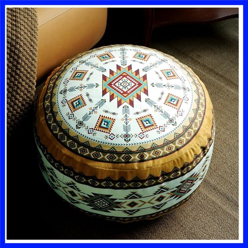 Round boho bean - round, bag