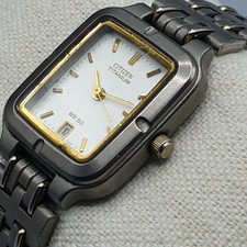 Montre Citizen Femme Quartz Etanche 50M Titane & Or –Habille Élégance - 24/21cm