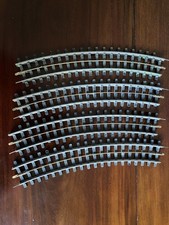 4 Rails à dévers traverses en Plastique courbe JEP de 120. voie 0.