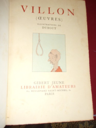 Villon oeuvres illustré - villon,