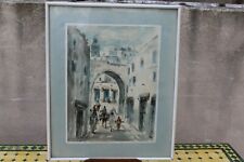 Aquarelle orientaliste 