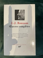 Rousseau Tome 1 Pléiade 