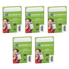 [400153459-3] Oxford Lot de 3 Paquets de 32 Fiches Bristol revision 2.0 Non P...
