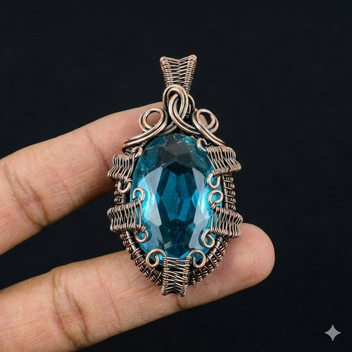 Pendentif boho ancien - , en