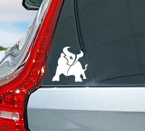 Houston texans bull nfl - texans, vinyl
